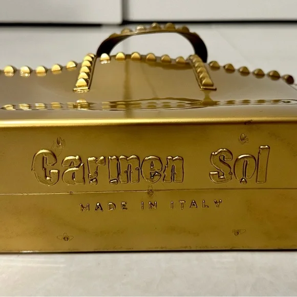 Carmen Sol Grazia Mini Tote Metallin - Picture 3 of 8